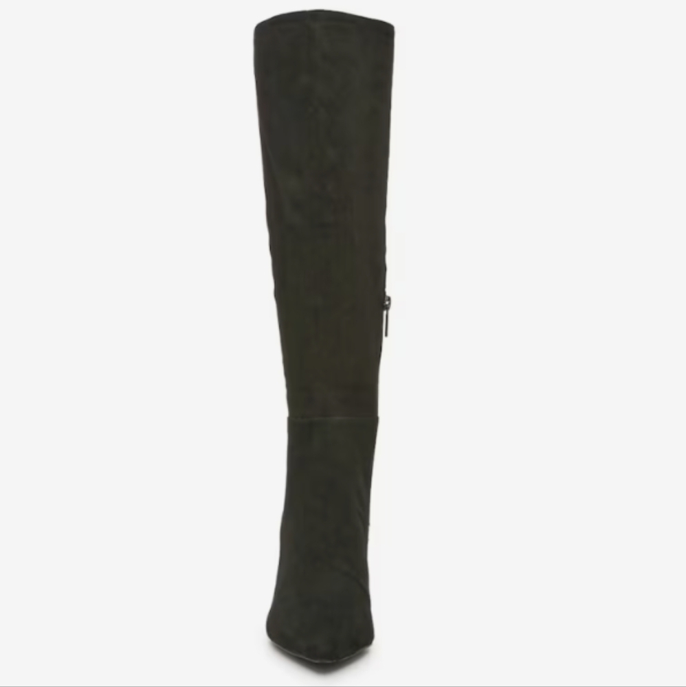 JLO Jennifer Lopez Krim Boot Women's Size 9.5 Black High Heeled Boot - Picture 14 of 16